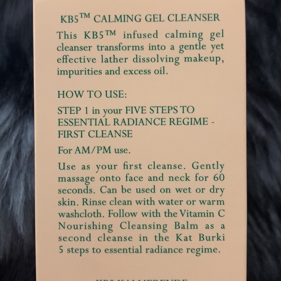 KAT BURKI KB5 Calming Gel Cleanser Nordstrom luxury cleansing cream gels NWT - Picture 5 of 7